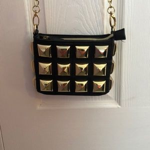 Betsey Johnson “Stud Muffin” Studded Crossbody Bag